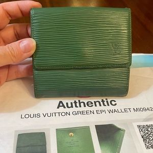 SOLD Authentic pre-loved LV Epi wallet